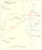 Bombardment of Genoa 9th Feb 1941. World War Two. Force 'H'. WW2 1954 old map