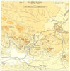 ERITREA. East Africa campaign. Keren battlefield Feb-Mar 1941. WW2 1954 map