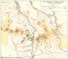 Battle of Amba Alagi 20th April-15th May 1941. East Africa campaign WW2 1954 map