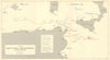 MALTA CONVOY. Operation Pedestal 11-13th August 1942. World War 2 1960 old map