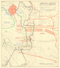 Operation Lightfoot. 13 Corps 23-24 October 1942. Egypt. World War 2 1966 map