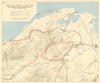 1st Allied attempt to reach Tunis, December 1942-January 1943. WW2 1966 map