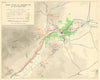 Axis attack on Tebourba Gap 1-3 December 1942. Tunisia. World War 2 1966 map