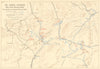 German Offensive 14-22 Feb 1943 Kasserine pass & Thala attacks. Tunisia 1966 map