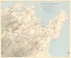 Capture of Tunis Bridgehead April-May 1943. Operations Vulcan & Strike 1966 map