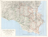 ITALY. Allied Landings Sicily July 1943. 8th Army Catania Etna 1973 old map