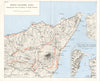 SICILY. Allies;Etna;July-Aug 1943;Ferry routes evacuating German troops 1973 map