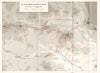 ITALY. Sicily July-August 1943. 30 Corps Aderno 1973 old vintage map chart