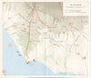 ITALY. The Allied Landing at Anzio (January 1944) . The Anzio sector 1973 map