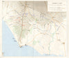ITALY. German counter-offensive at Anzio (Feb-March 1944) . Stalemate 1973 map