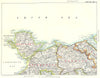NW WALES.Anglesey Caernarfonshire Denbighshire Flint Holyhead River Dee 1893 map