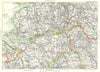 NW ENGLAND. Lancashire Cheshire Peak District Liverpool Manchester 1893 map