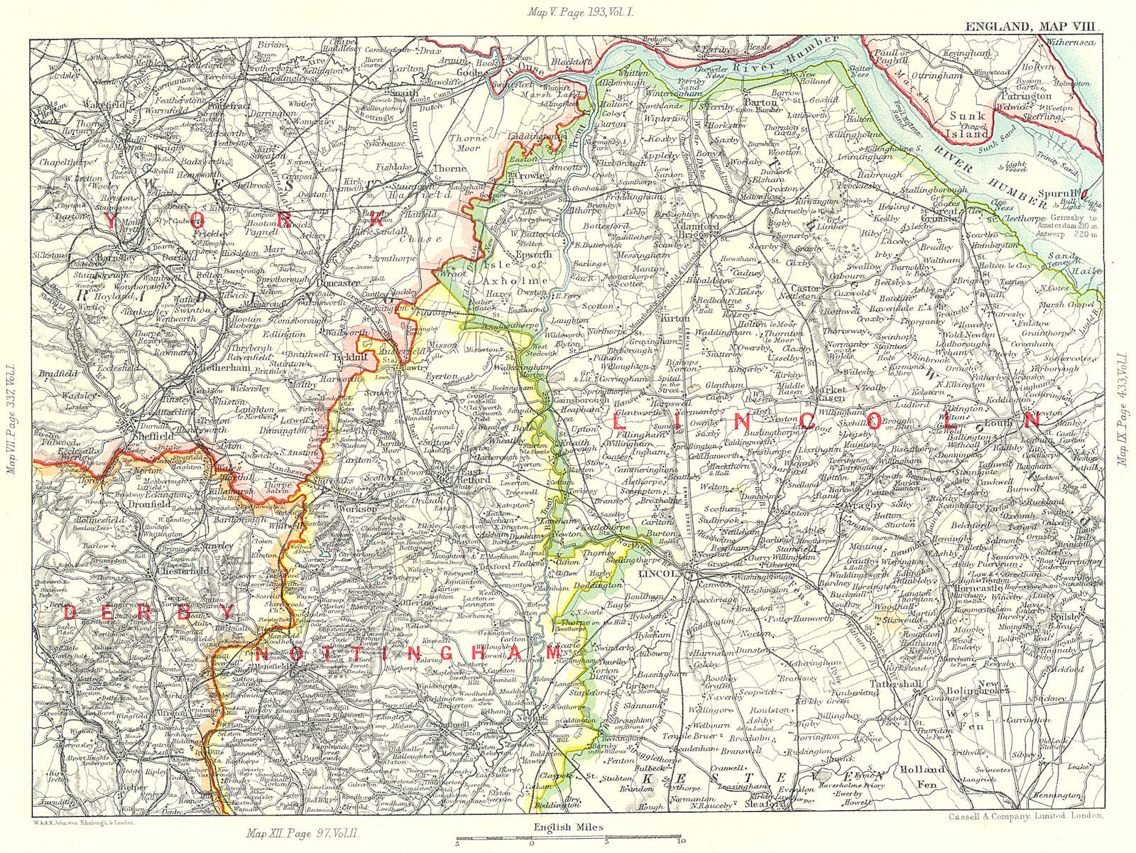 EAST ENGLAND. Humber Estuary Lincolnshire Nottinghamshire S Yorkshire ...