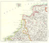 NORTH DEVON & CORNWALL COAST.Bude & Bideford bays Padstow Lundy Island 1893 map
