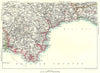 SOUTH DEVON COAST & DARTMOOR. Salcombe Torbay Exeter Plymouth Dartmouth 1893 map