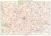 WEST MIDLANDS.Birmingham environs.Coventry Warwick Wolverhampton Rugby 1893 map