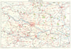 WEST YORKSHIRE. Leeds Bradford Halifax Wakefield Huddersfield York 1893 map