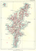 SHETLAND ISLANDS. Yell North Mavine Fetlar Lerwick Lunna Ness Sumburgh 1893 map