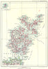 ORKNEY ISLANDS. Pentland Firth Kirkwall Stronsa Westra Pomona Hoy 1893 old map