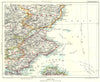 FIRTHS OF FORTH & TAY.Fife Perth Kinross Dundee Angus Forfar Carnoustie 1893 map