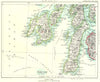 HEBRIDES / ARGYLL & BUTE. Mull of Kintyre Islay Jura Arran Loch Fyne 1893 map