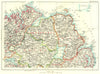ULSTER. Londonderry Donegal Tyrone Fermanagh Armagh Down Antrim Omagh 1893 map