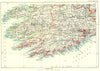 MUNSTER.Kerry Cork Kinsale. Kenmare Dingle Bantry Bay Killarney.Ireland 1893 map