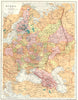 RUSSIA. Russia and the Caucasus. Ukraine Georgia Poland. Stanford 1892 old map
