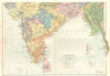 INDIA. Southern part. Burma. Ceylon Sri Lanka Andaman Islands. Stanford 1892 map