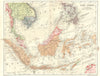 ASIA. East Indies Indonesia Malaya Malaysia Philippines Timor. Stanford 1892 map