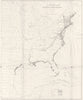 USA. USCGS US Coastal & Geodetic survey 1881 Eastern sheet 1881 old map