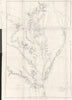 CHESAPEAKE BAY. USCGS Coast survey Delaware Maryland Virginia. DC 1881 old map