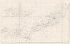 TENNESSEE NORTH SOUTH CAROLINA GEORGIA. USCGS Triangulation 1881 old map
