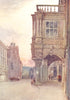 DEVON. The Guildhall, Exeter 1908 old antique vintage print picture
