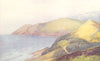 DEVON. Countisbury Foreland 1908 old antique vintage print picture