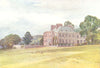 DEVON. Pynes, near Exeter 1908 old antique vintage print picture