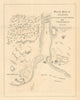 French plan of Forts Ontario & Pepperell [Chouaguen]. New York 1756 (1849) map