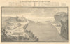 The South view of Oswego on Lake Ontario, New York State 1767 (1849) old print