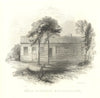Friedrich Wilhelm von Steuben's house in 1802, Steuben, New York 1850 print