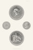 American Independence medals. Libertas Americana. Unity States of America 1850