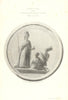 Great Seal of the Province of New York 1710 to 1718. 1851 old antique print