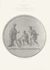 Great Seal of the Province of New York 1767 to the Revolution. 1851 old print