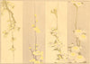 JAPAN. Studies of Flowers. By Hokusai 1890 old antique vintage print picture
