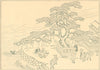 JAPAN. The Giant Fir- tree 1890 old antique vintage print picture