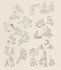 JAPAN. Bits of Every- day Life. By Keisai Kitao Massayoshi 1890 old print