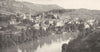 AVEYRON. Creissels, Près de Millau, Sur le Tarn 1900 old antique print picture