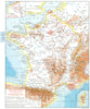 FRANCE. Voies Navigables Communication; maps Canaux Nord; Corse (Corsica)  1900