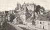 INDRE- - LOIRE. Loches. Porte Cordeliers, Logis roi collégiale Saint- Ours 1900