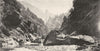 LOIRE. Vallée de la Semène 1900 old antique vintage print picture
