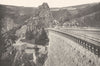 LOIRE. Barrage de Rochetaillée, Sur le Furens 1900 old antique print picture